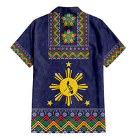 Philippines Merry Christmas Family Matching Mermaid Dress and Hawaiian Shirt Maligayang Pasko with Parol and Xmas Pattern Barong Style - Wonder Print Shop