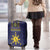 Philippines Merry Christmas Luggage Cover Maligayang Pasko with Parol and Xmas Pattern Barong Style - Wonder Print Shop