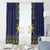 Philippines Merry Christmas Window Curtain Maligayang Pasko with Parol and Xmas Pattern Barong Style - Wonder Print Shop