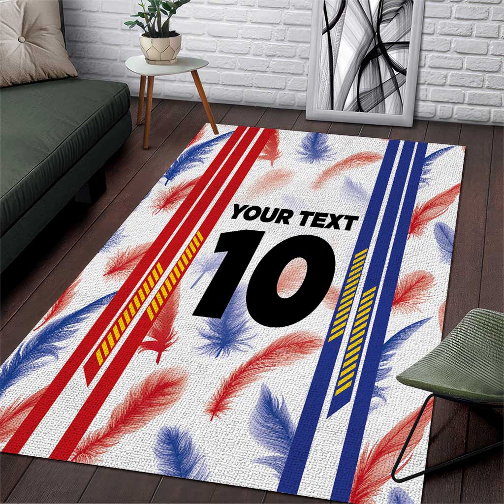 Custom Philippines Champions Football Jersey Area Rug - Wonder Print Shop