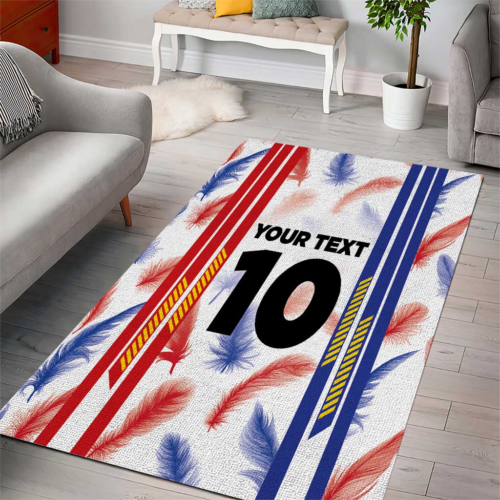 Custom Philippines Champions Football Jersey Area Rug - Wonder Print Shop