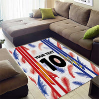Custom Philippines Champions Football Jersey Area Rug - Wonder Print Shop
