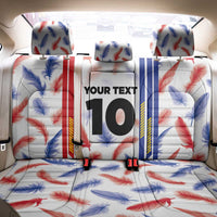 Custom Philippines Champions Football Jersey Back Car Seat Cover - Wonder Print Shop
