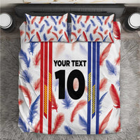 Custom Philippines Champions Football Jersey Bedding Set - Wonder Print Shop