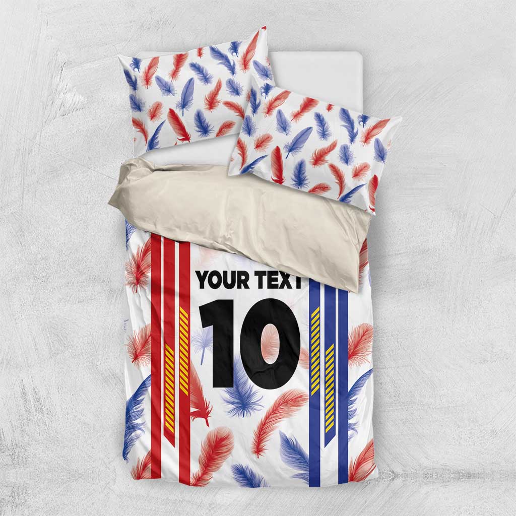 Custom Philippines Champions Football Jersey Bedding Set - Wonder Print Shop