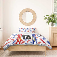 Custom Philippines Champions Football Jersey Bedding Set - Wonder Print Shop