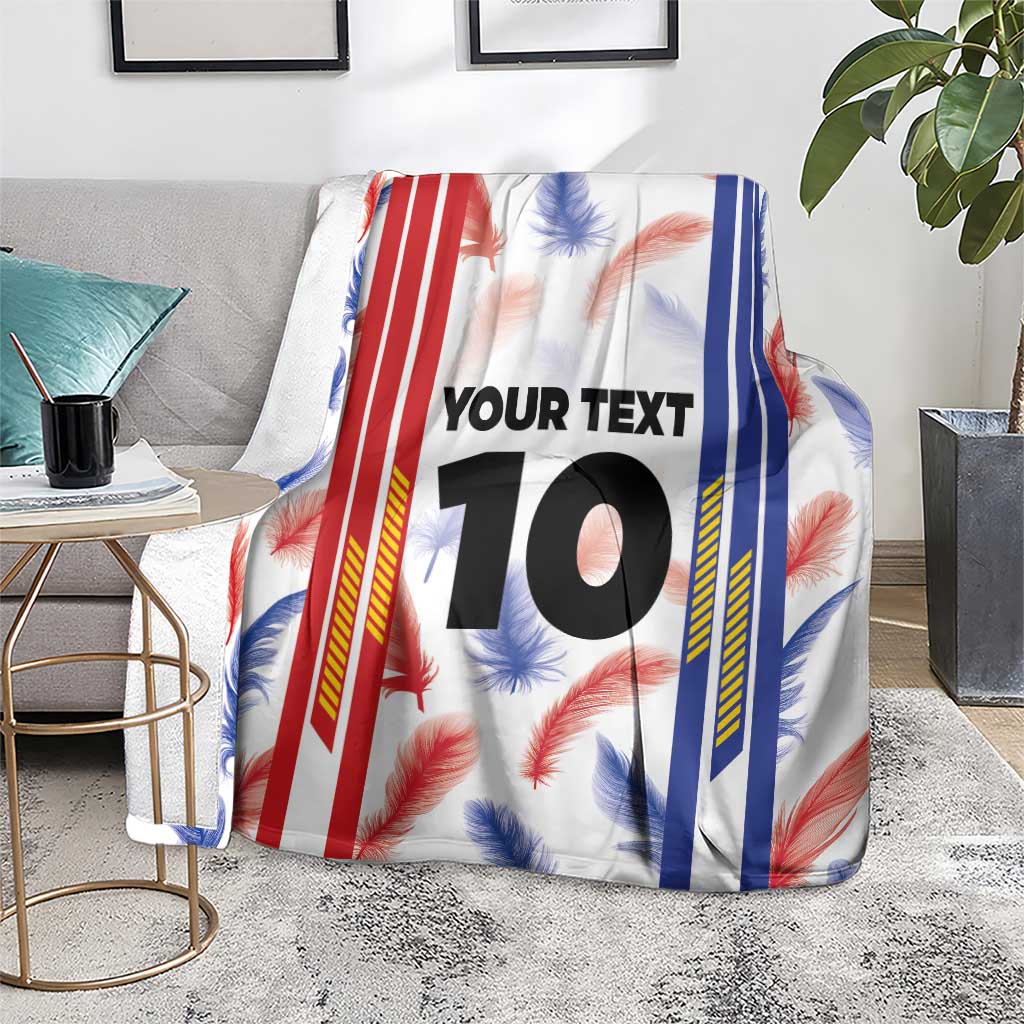 Custom Philippines Champions Football Jersey Blanket