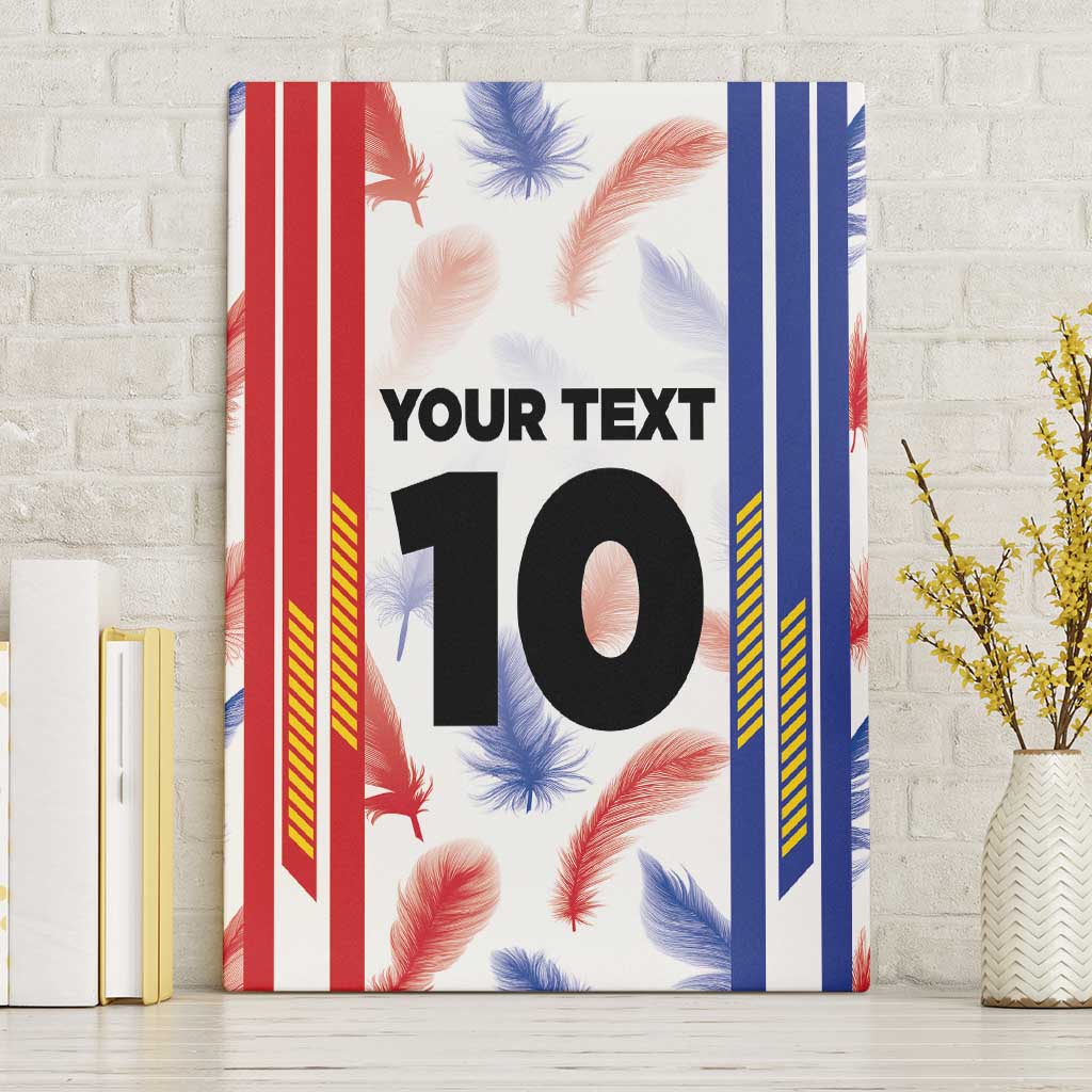 Custom Philippines Champions Football Jersey Canvas Wall Art - Wonder Print Shop