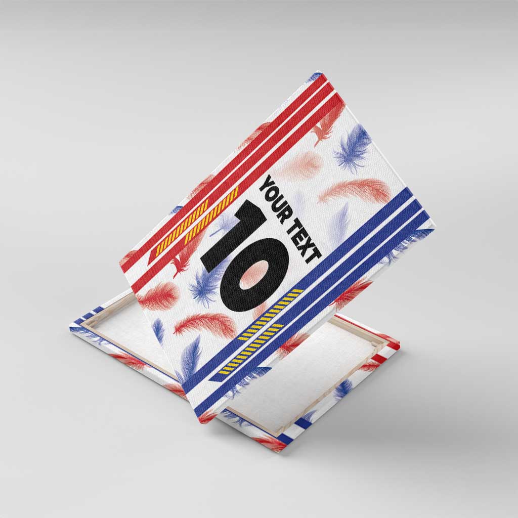 Custom Philippines Champions Football Jersey Canvas Wall Art - Wonder Print Shop