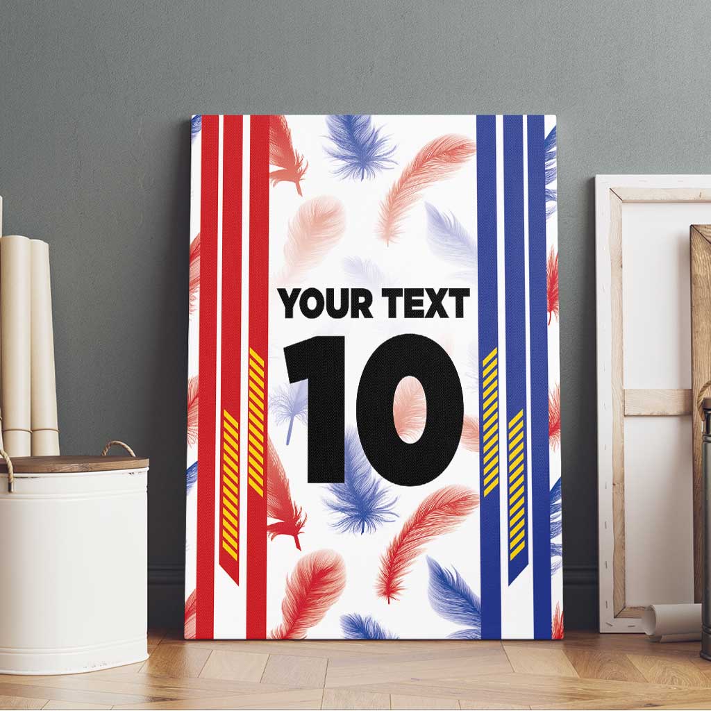 Custom Philippines Champions Football Jersey Canvas Wall Art - Wonder Print Shop