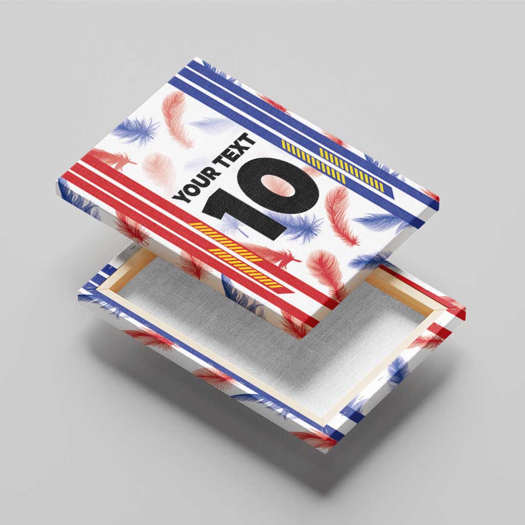 Custom Philippines Champions Football Jersey Canvas Wall Art - Wonder Print Shop