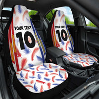 Custom Philippines Champions Football Jersey Car Seat Cover - Wonder Print Shop