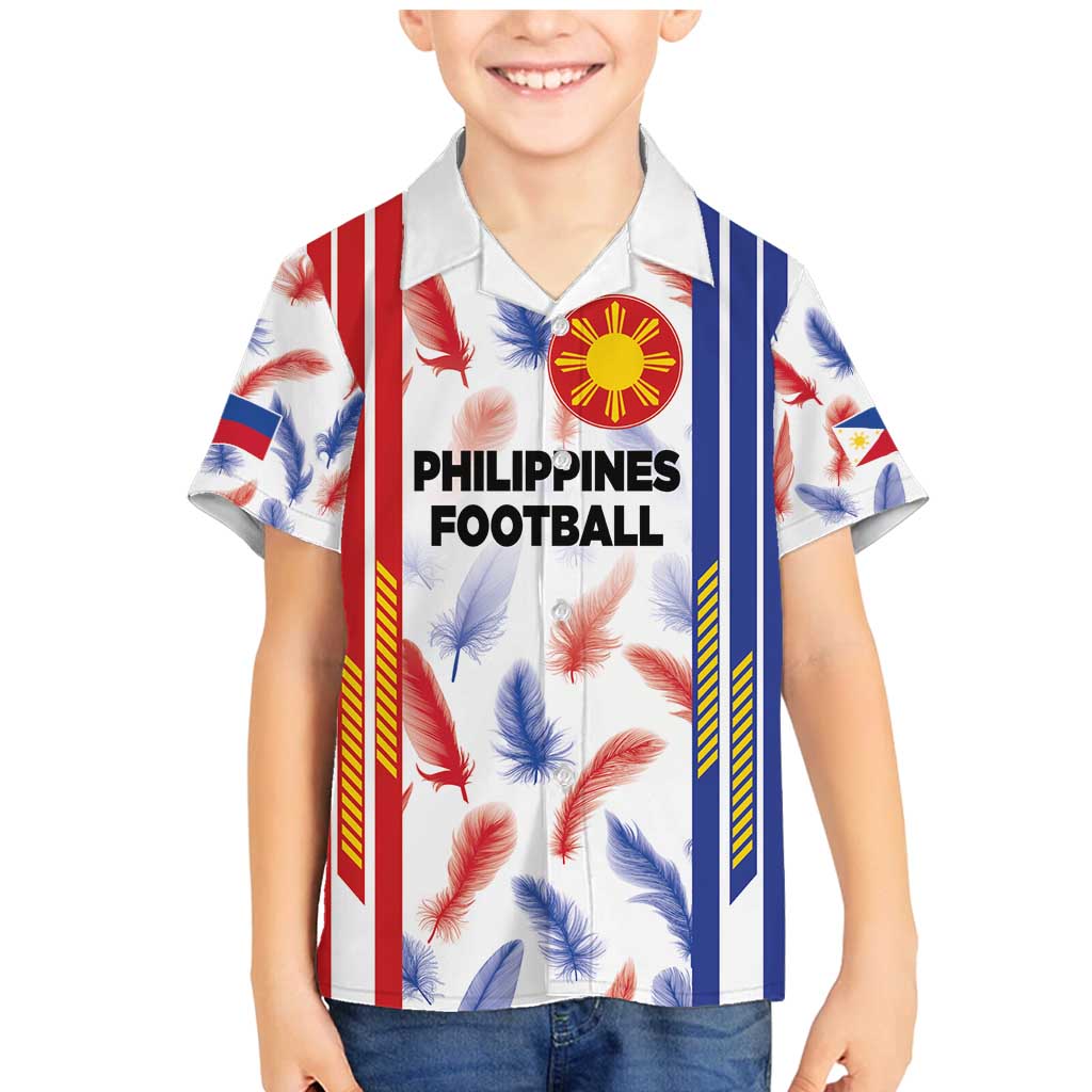 Custom Philippines Champions Football Jersey Family Matching Mermaid Dress and Hawaiian Shirt - Wonder Print Shop