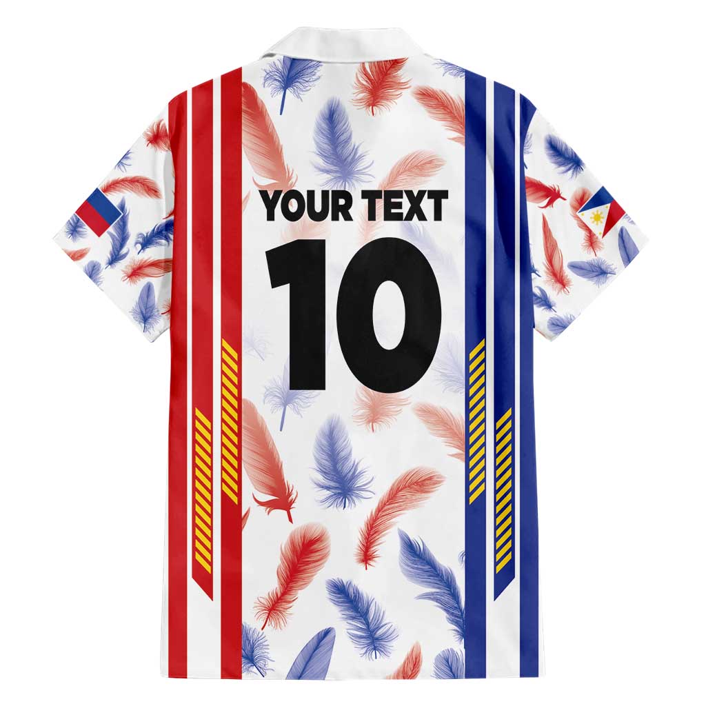 Custom Philippines Champions Football Jersey Family Matching Short Sleeve Bodycon Dress and Hawaiian Shirt - Wonder Print Shop