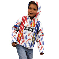 Custom Philippines Champions Football Jersey Kid Hoodie - Wonder Print Shop