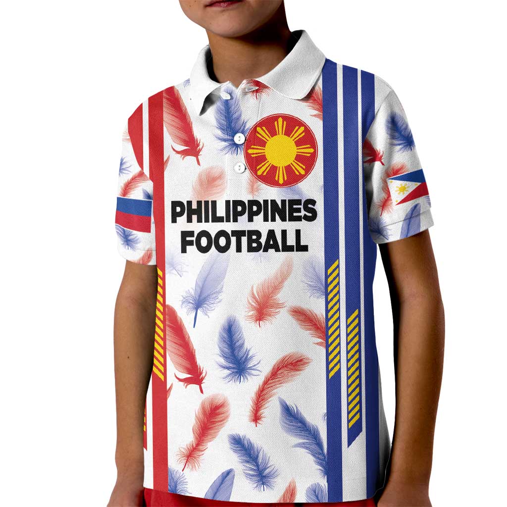 Custom Philippines Champions Football Jersey Kid Polo Shirt - Wonder Print Shop