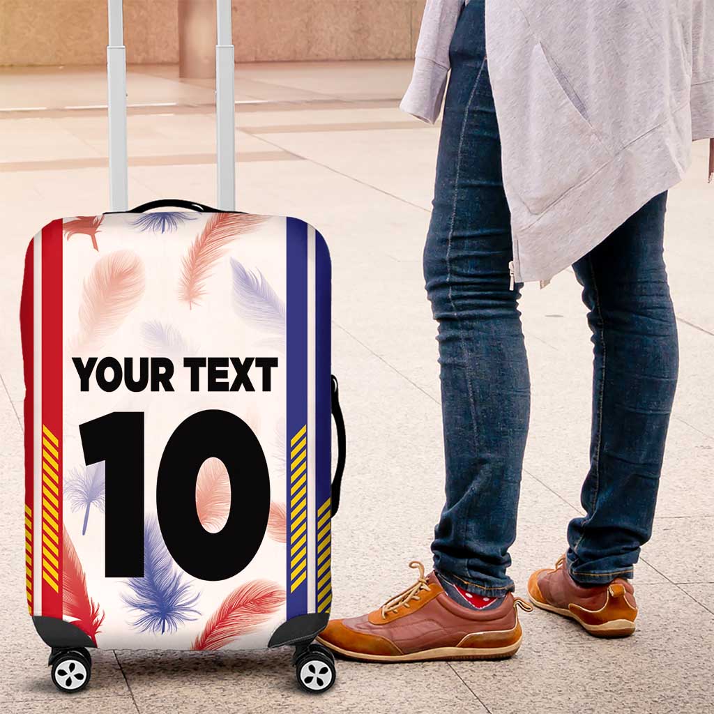 Custom Philippines Champions Football Jersey Luggage Cover - Wonder Print Shop