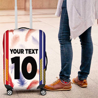 Custom Philippines Champions Football Jersey Luggage Cover - Wonder Print Shop