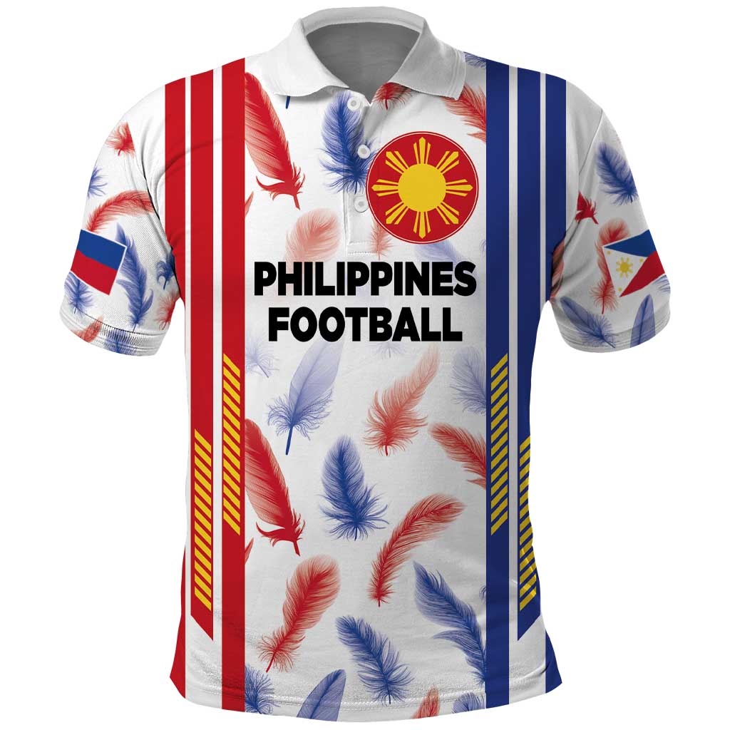 Custom Philippines Champions Football Jersey Polo Shirt - Wonder Print Shop