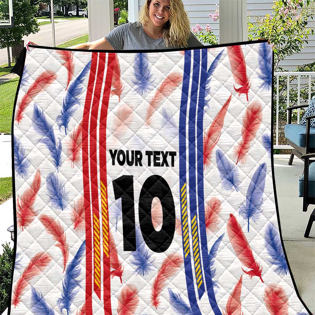 Custom Philippines Champions Football Jersey Quilt - Wonder Print Shop