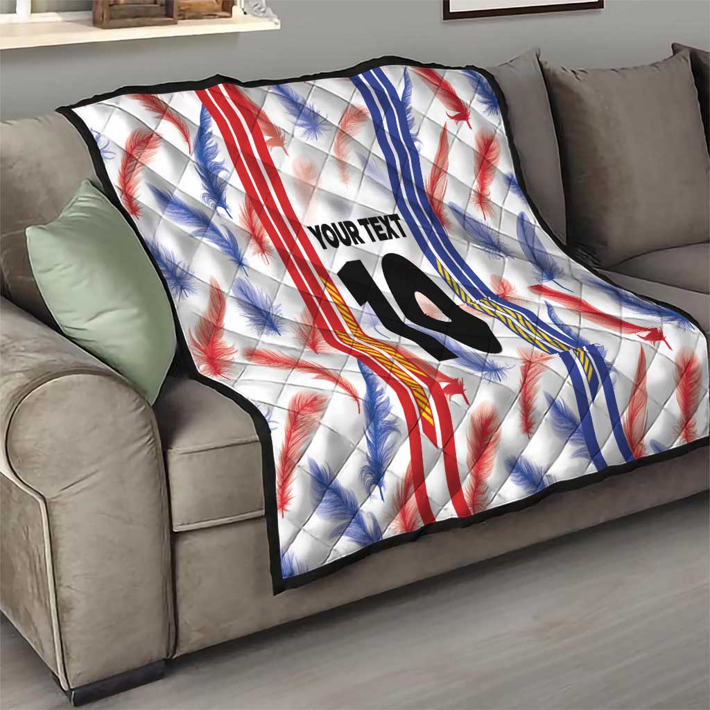 Custom Philippines Champions Football Jersey Quilt - Wonder Print Shop