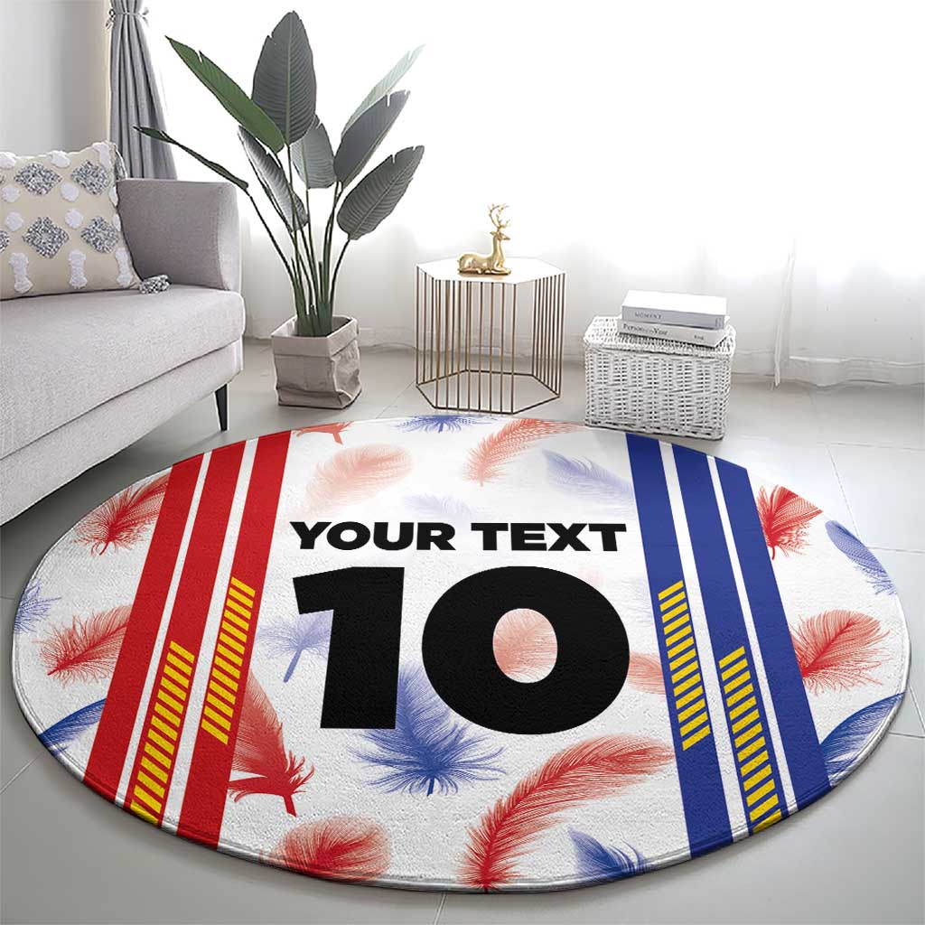 Custom Philippines Champions Football Jersey Round Carpet