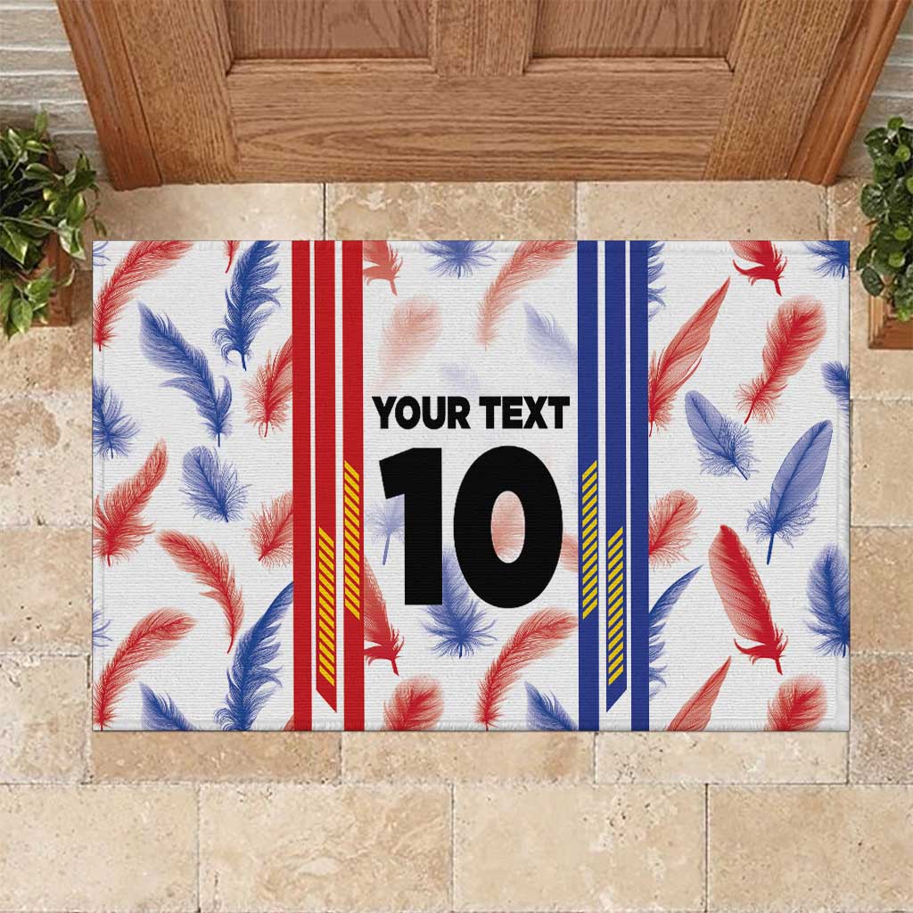 Custom Philippines Champions Football Jersey Rubber Doormat - Wonder Print Shop