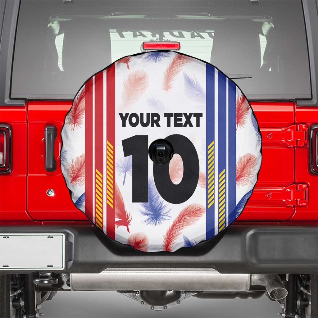 Custom Philippines Champions Football Jersey Spare Tire Cover - Wonder Print Shop