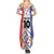 Custom Philippines Champions Football Jersey Summer Maxi Dress - Wonder Print Shop