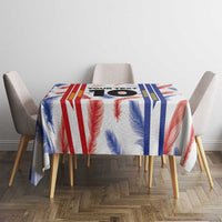 Custom Philippines Champions Football Jersey Tablecloth - Wonder Print Shop