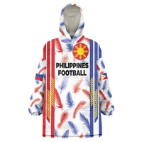 Custom Philippines Champions Football Jersey Wearable Blanket Hoodie - Wonder Print Shop