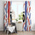Custom Philippines Champions Football Jersey Window Curtain - Wonder Print Shop