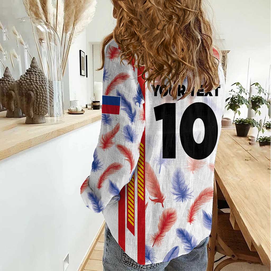 Custom Philippines Champions Football Jersey Women Casual Shirt - Wonder Print Shop