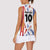 Custom Philippines Champions Football Jersey Women Sleeveless Polo Shirt - Wonder Print Shop