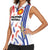 Custom Philippines Champions Football Jersey Women Sleeveless Polo Shirt - Wonder Print Shop