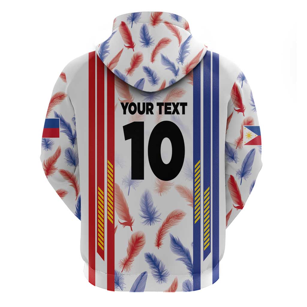Custom Philippines Champions Football Jersey Zip Hoodie - Wonder Print Shop