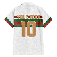 Custom Morocco Football Family Matching Long Sleeve Bodycon Dress and Hawaiian Shirt The Roar of Atlas Lions - Wonder Print Shop