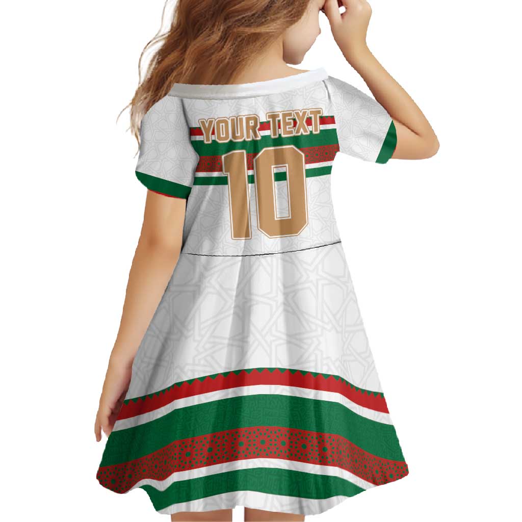 Custom Morocco Football Family Matching Off Shoulder Maxi Dress and Hawaiian Shirt The Roar of Atlas Lions - Wonder Print Shop