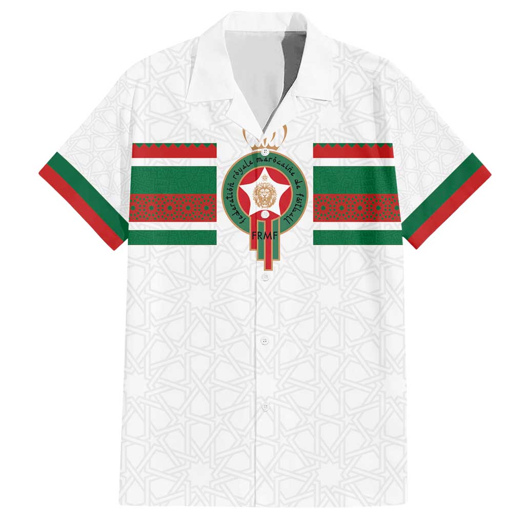 Custom Morocco Football Family Matching Short Sleeve Bodycon Dress and Hawaiian Shirt The Roar of Atlas Lions - Wonder Print Shop