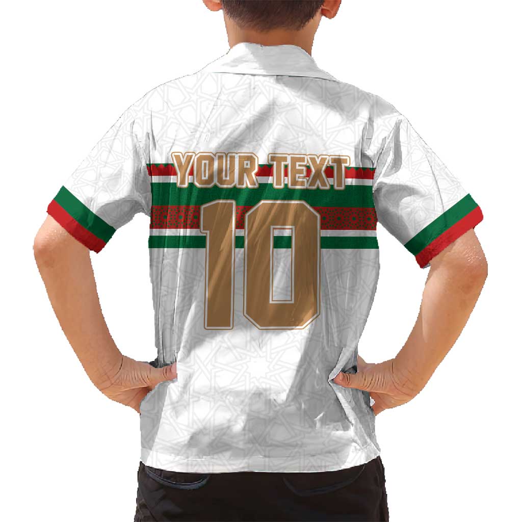 Custom Morocco Football Family Matching Summer Maxi Dress and Hawaiian Shirt The Roar of Atlas Lions - Wonder Print Shop