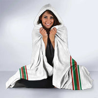 Custom Morocco Football Hooded Blanket The Roar of Atlas Lions
