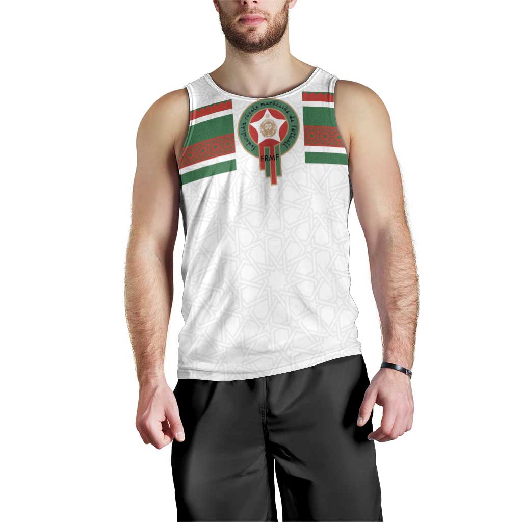 Custom Morocco Football Men Tank Top The Roar of Atlas Lions - Wonder Print Shop