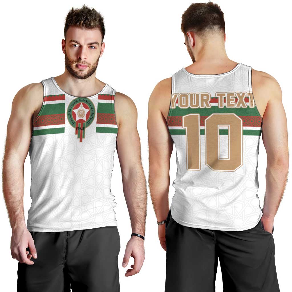 Custom Morocco Football Men Tank Top The Roar of Atlas Lions - Wonder Print Shop