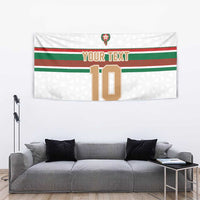 Custom Morocco Football Tapestry The Roar of Atlas Lions - Wonder Print Shop