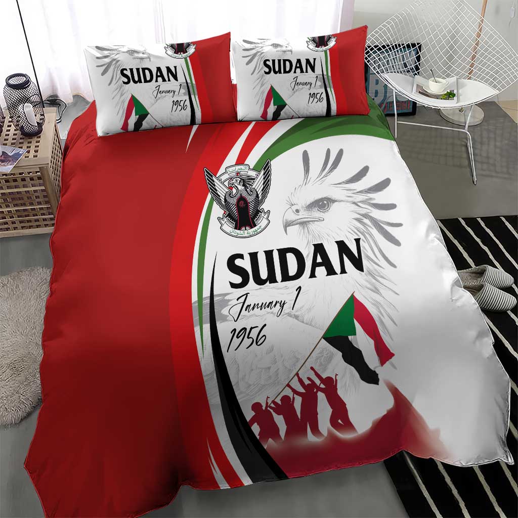 Sudan Independence Day Bedding Set Victory is Ours - Soldiers of the Homeland - Wonder Print Shop