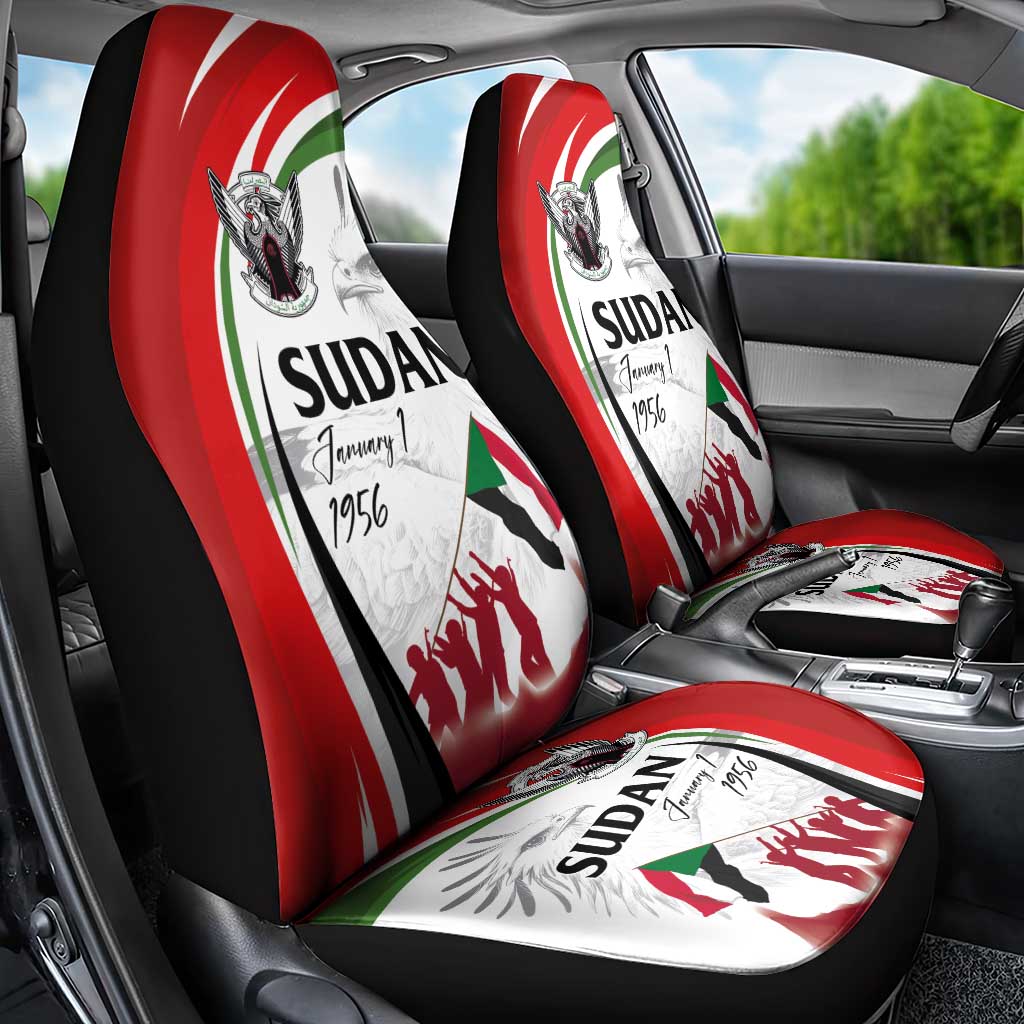 Sudan Independence Day Car Seat Cover Victory is Ours - Soldiers of the Homeland - Wonder Print Shop