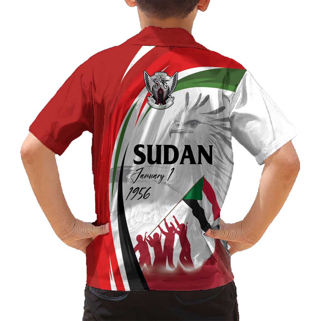 Sudan Independence Day Family Matching Off Shoulder Maxi Dress and Hawaiian Shirt Victory is Ours - Soldiers of the Homeland - Wonder Print Shop