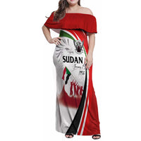 Sudan Independence Day Family Matching Off Shoulder Maxi Dress and Hawaiian Shirt Victory is Ours - Soldiers of the Homeland - Wonder Print Shop