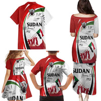 Sudan Independence Day Family Matching Puletasi and Hawaiian Shirt Victory is Ours - Soldiers of the Homeland - Wonder Print Shop