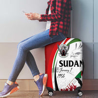 Sudan Independence Day Luggage Cover Victory is Ours - Soldiers of the Homeland - Wonder Print Shop